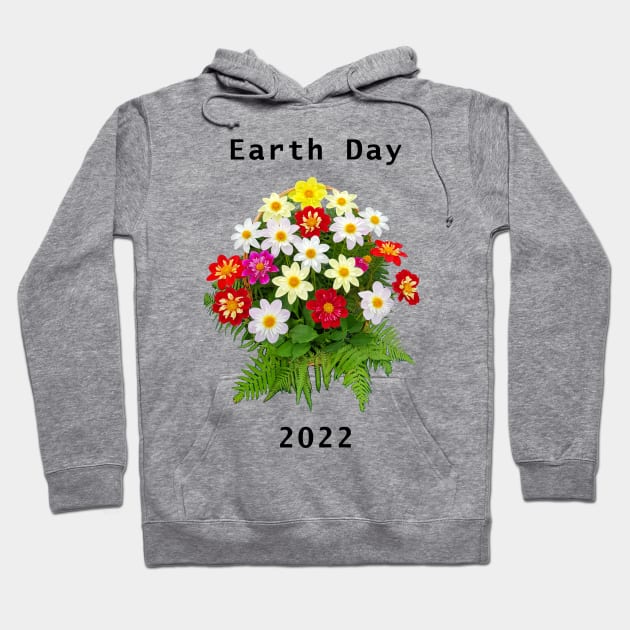 2022 Earth Day Bouquet Hoodie by ellenhenryart